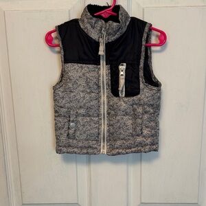 Kids Gray and Black Vest